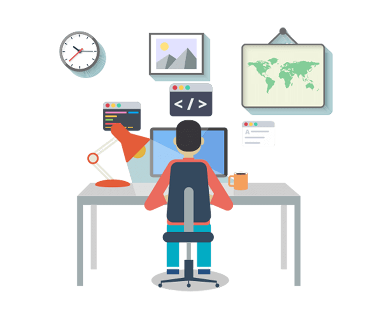 website development hero description